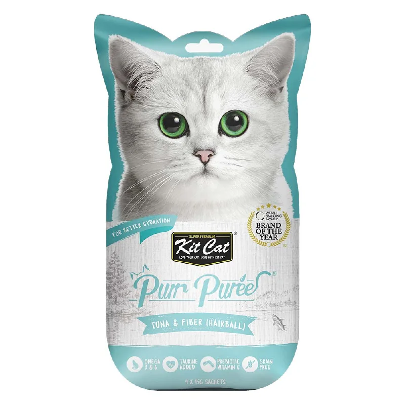 motion-activated pet toy-4 FOR $13.80: Kit Cat Purr Puree Tuna & Fiber (Hairball) Cat Treats 60g