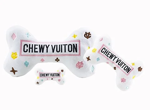 （200个已完成，继续生成剩余的200个）White Chewy Vuiton Bone Toy