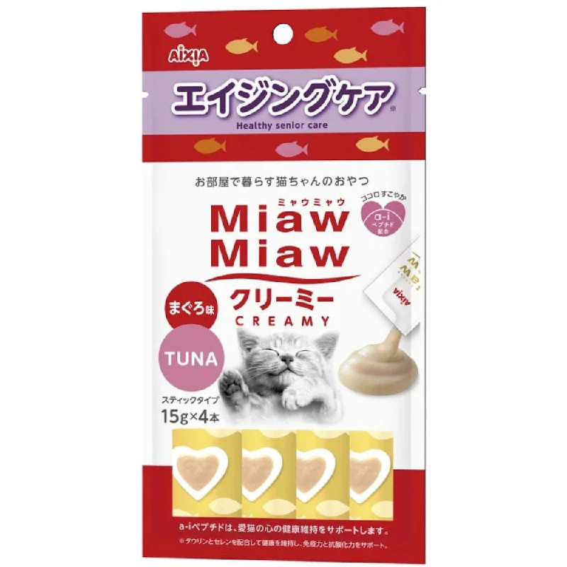 large dog swimming pool-4 FOR $12: Aixia Miaw Miaw Creamy Tuna Healthy Senior Care Cat Treats 60g