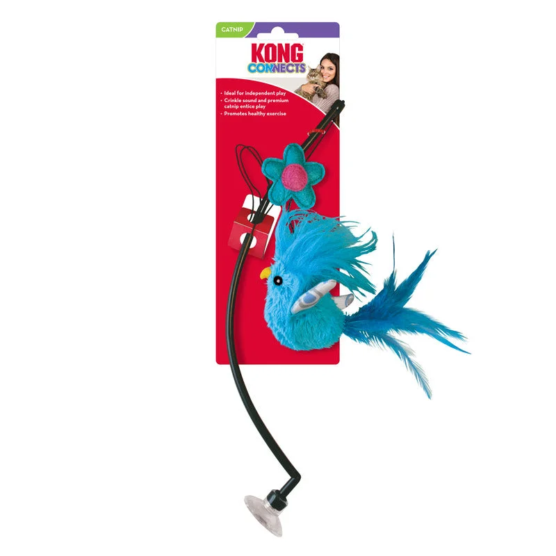 odorless fish tank maintenance set-KONG Connects Cat Window Teaser