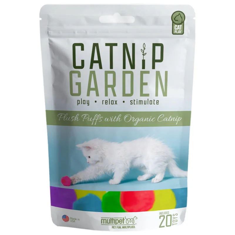 pet-safe all-natural ear cleaner-CATNIP PUFFS 20pk