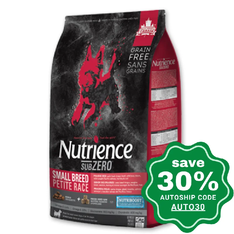 all-season dog hoodie-Nutrience - SubZero - Dry Dog Food - Small Breed Prairie Red Formula - 10LB