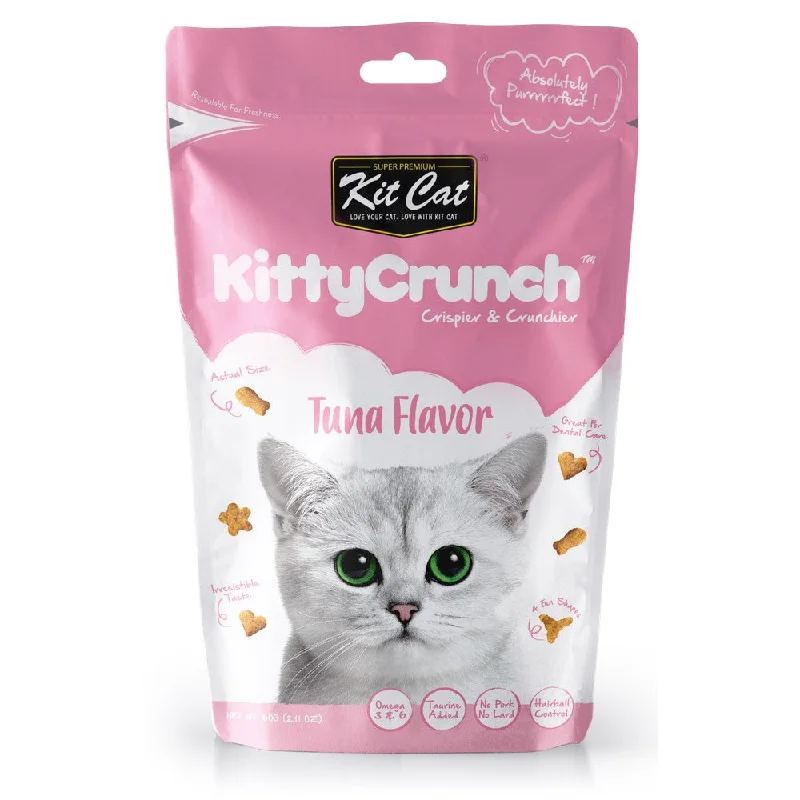 LED-lit interactive cat teaser-5 FOR $14: Kit Cat KittyCrunch Tuna Flavor Cat Treats 60g