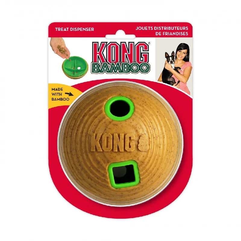 anti-skid pet feeding mat-KONG Bamboo Feeder Ball for Dogs