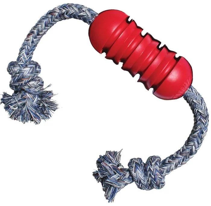 vet-recommended fish food-KONG Dental Rope Dog Toy