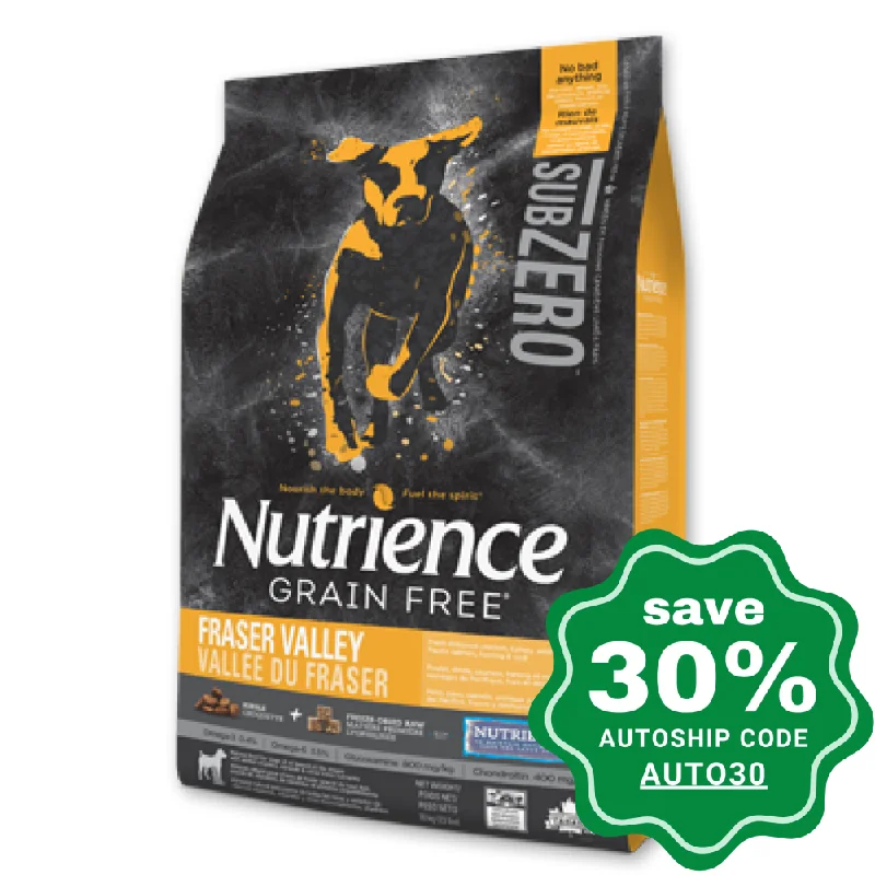 premium quality dog leash-Nutrience - SubZero - Dry Dog Food - Fraser Valley Formula - 22LB