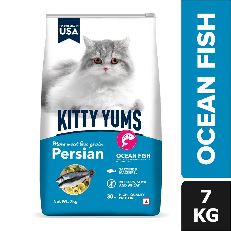 weatherproof dog playhouse-Kitty Yums Ocean Fish Persian Cat Dry Food