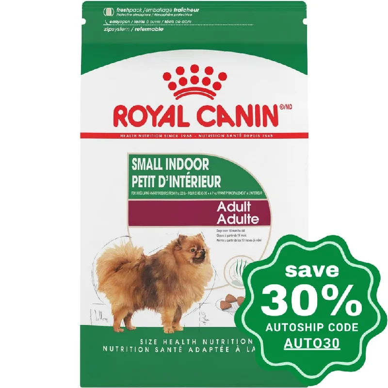 dog-friendly toothpaste-Royal Canin - Mini Indoor Adult Dog Food - 7.5KG