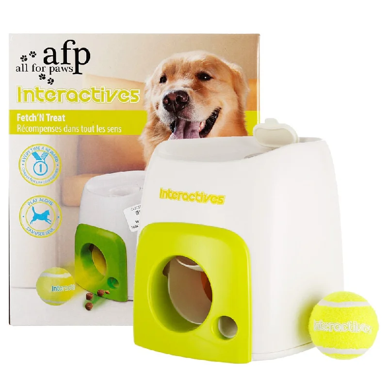 cat-safe plush heated bed-Interactives Fetch N' Treat Dog Toy