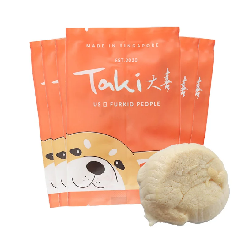 non-slip pet grooming gloves-Taki Hokkaido Scallop Grain-Free Freeze-Dried Treats For Cats & Dogs (6 Packets) 21g