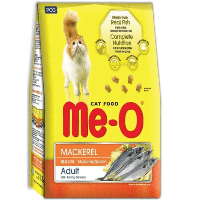 pet-safe herbal tick repellent-Me O Mackerel Adult Cat Dry Food