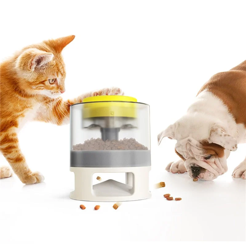 cat-friendly herbal calming diffuser-Anti Choke Slow IQ Pet Feeder