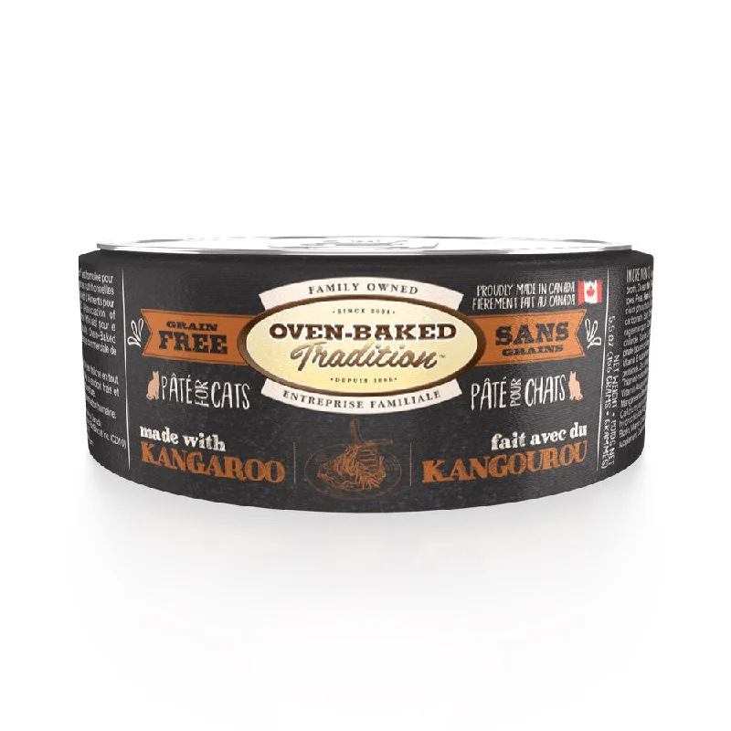 soft chew dog calming treats-Oven-Baked Tradition Kangaroo Pate Grain-Free Canned Cat Food 5.5oz