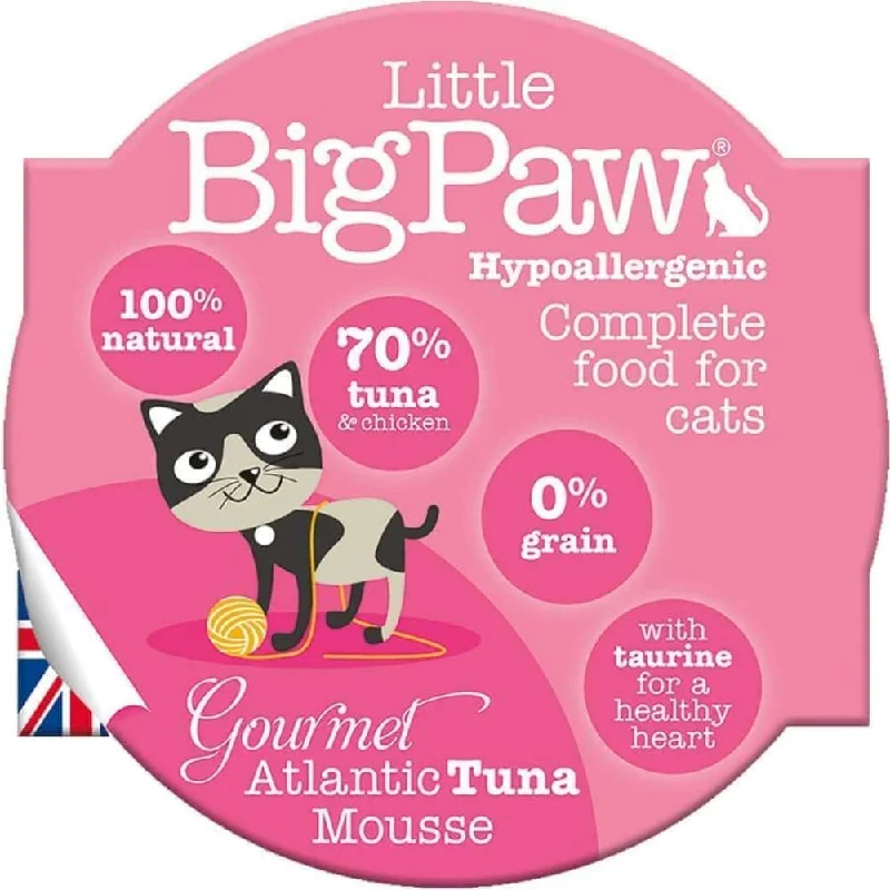 durable chew-resistant leash-Little Big Paw Atlantic Tuna Mousse Cat Wet Food