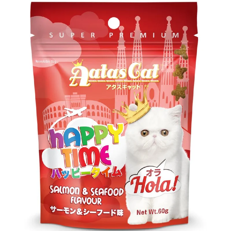 self-cleaning pet fur roller-4 FOR $9: Aatas Cat Happy Time Hola! Salmon & Seafood Cat Treats 60g