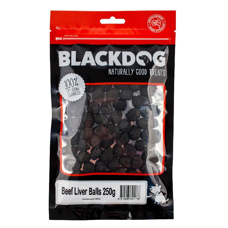 dog-friendly toothpaste-Blackdog Beef Liver Balls Dog Treat