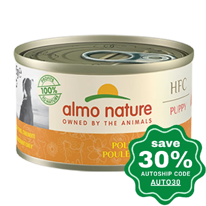 self-warming orthopedic dog pad-Almo Nature - Wet Food for Puppies - HFC Natural Cuisine - Chicken - 95G (min. 24 cans)