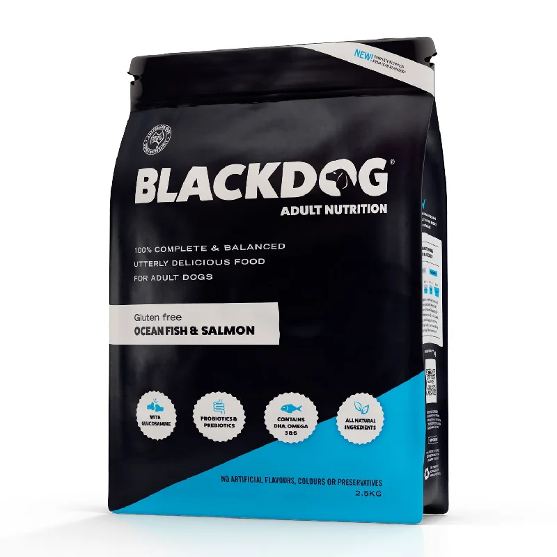 waterproof heated dog bed-Blackdog Salmon, Ocean Fish, Rice & Vegetables Adult Dry Dog Food