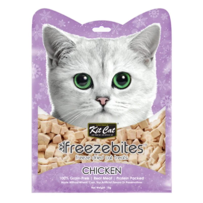 all-season dog hoodie-4 FOR $14: Kit Cat Freeze Bites Chicken Grain Free Cat Treats 15g