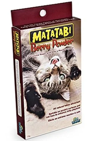 portable pet-safe flea comb-Matatabi Berry Powder