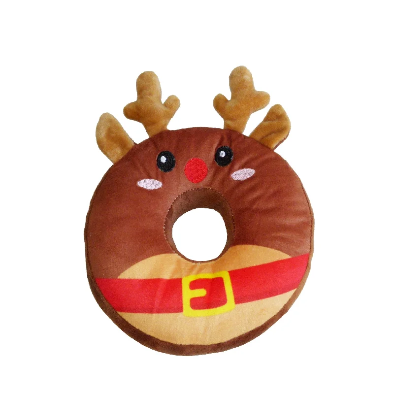 space-saving multi-level cat tower-K9 Homes Christmas Donut Reindeer Head