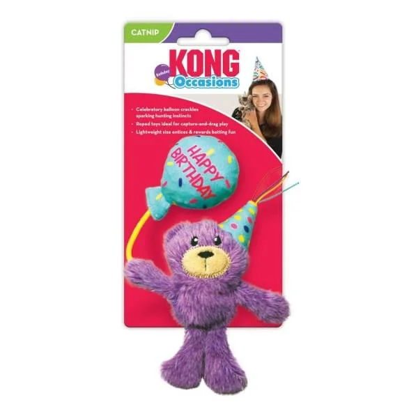 non-toxic bird cage liner-KONG Cat Occasions Birthday Teddy