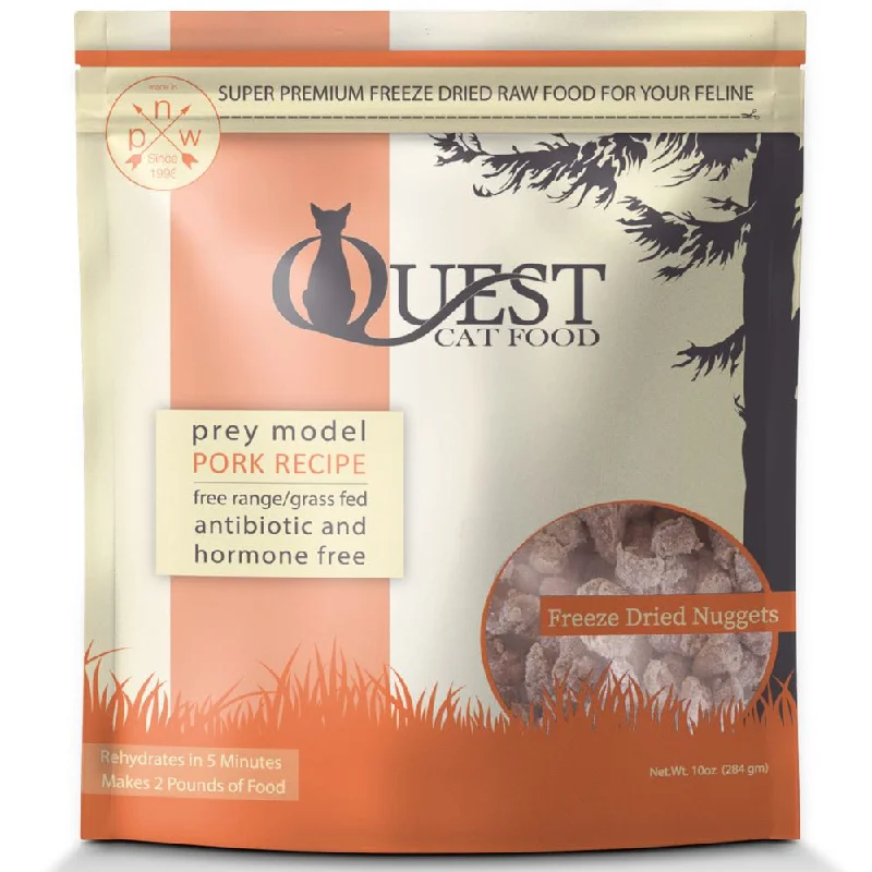 hamster digging tower-Quest Prey Model Pork Recipe Grain-Free Freeze-Dried Raw Cat Food 10oz