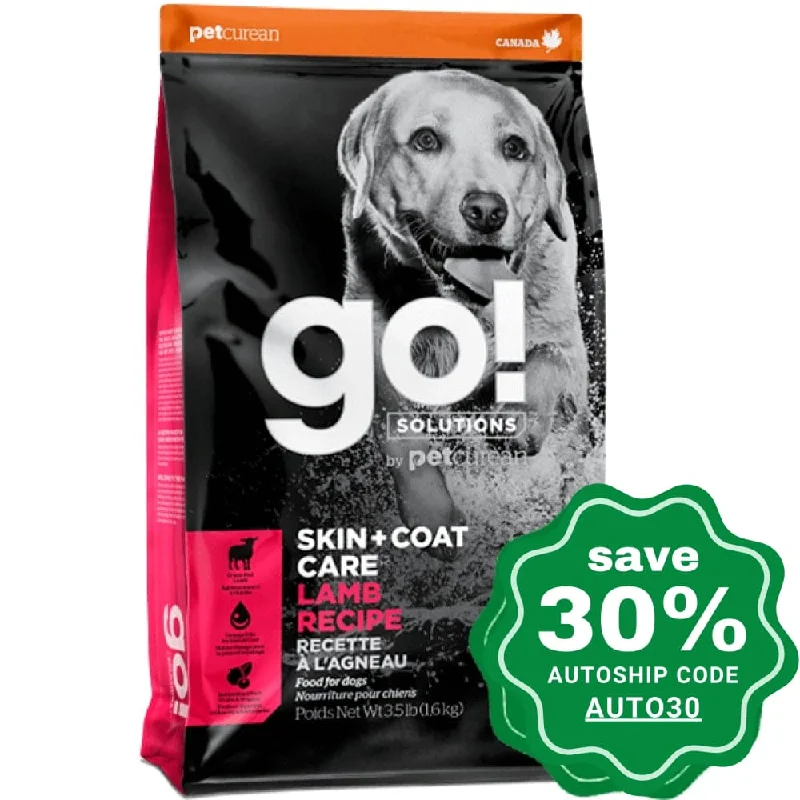 no-splash dog water bowl-GO! SOLUTIONS - SKIN + COAT CARE Dry Food for Dog - Lamb Recipe - 3.5LB