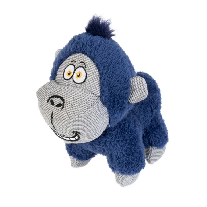 extra-durable dog tug toy-Yours Droolly Cuddlies Gorilla Dog Toy Small