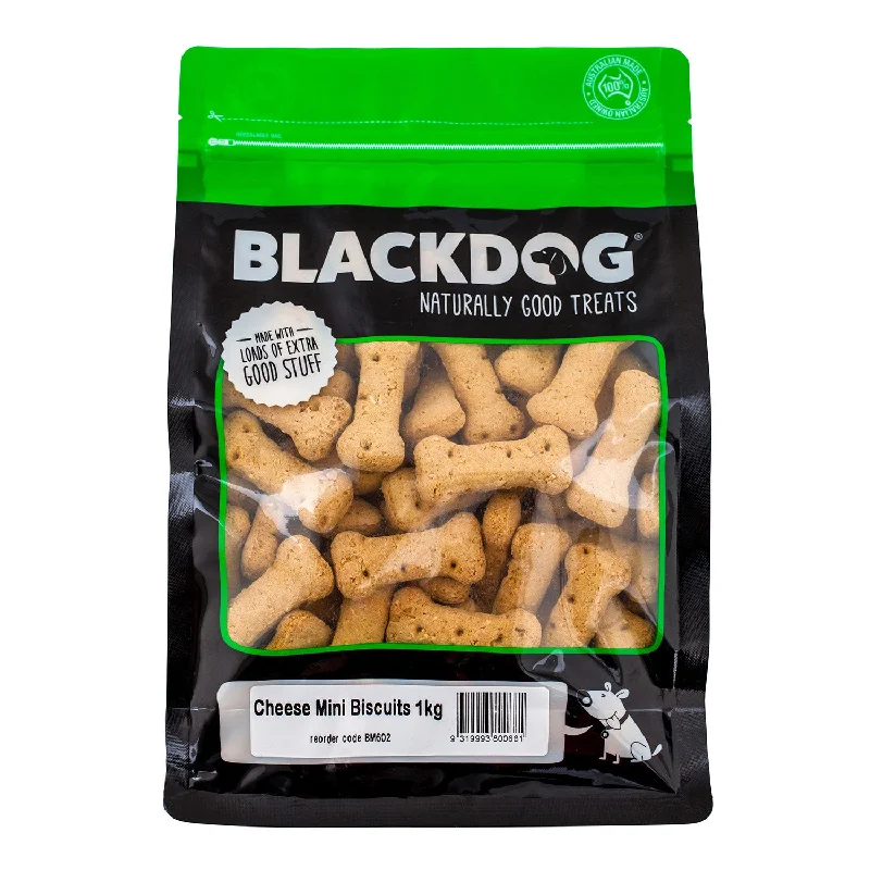 waterproof outdoor dog bed-Blackdog Mini Cheese Biscuits Dog Treat 1kg