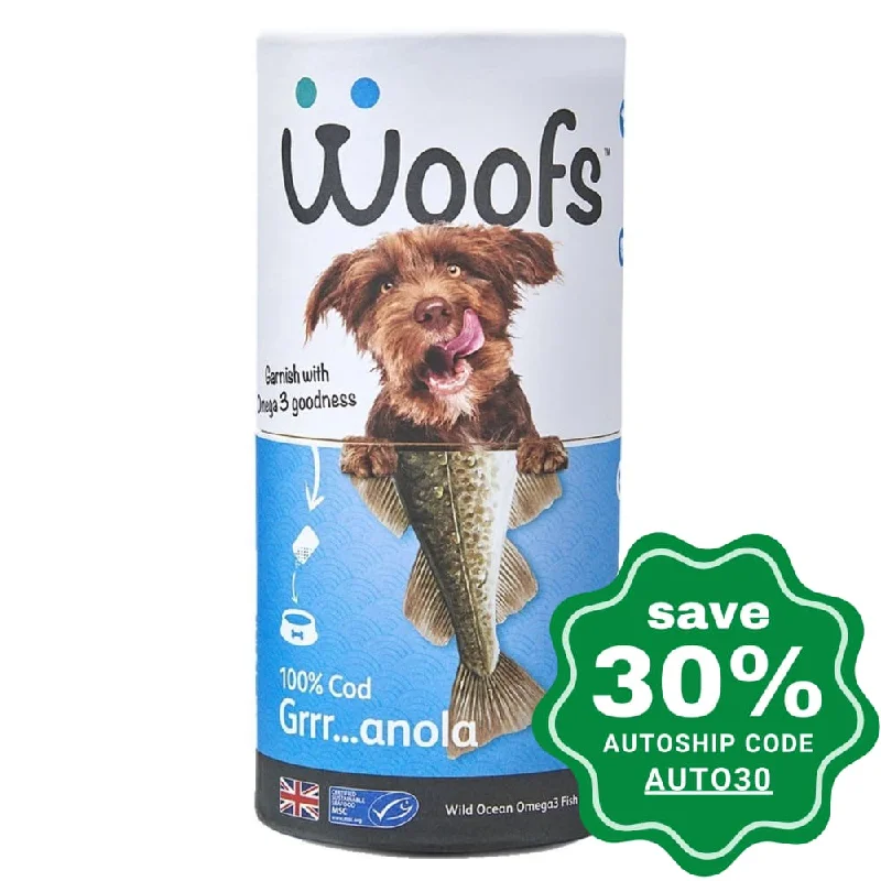 deep-cleaning pet shampoo-Woofs - Cod Granola Treat For Dogs - 100G