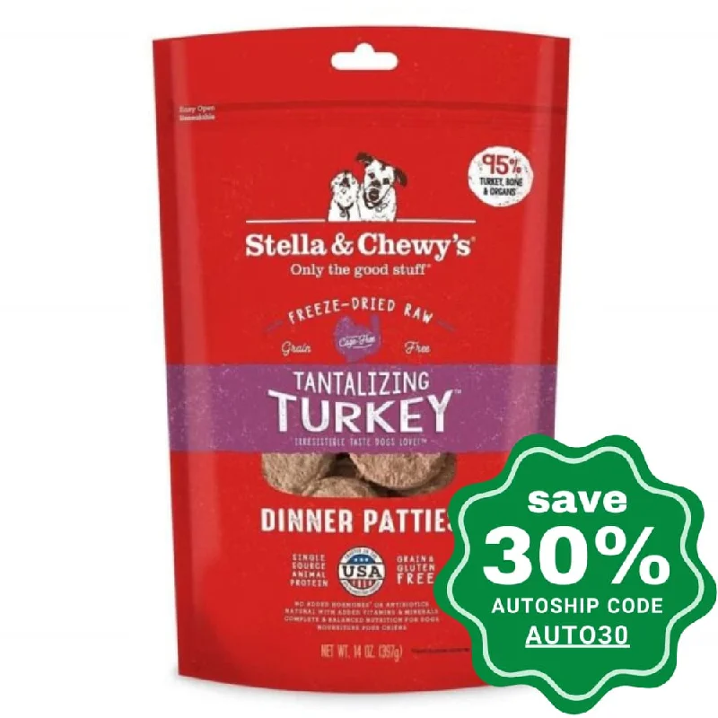 pet-safe scented litter-Stella & Chewy's - Freeze Dried Dog Dinner Patties - Tantalizing Turkey - 5.5OZ