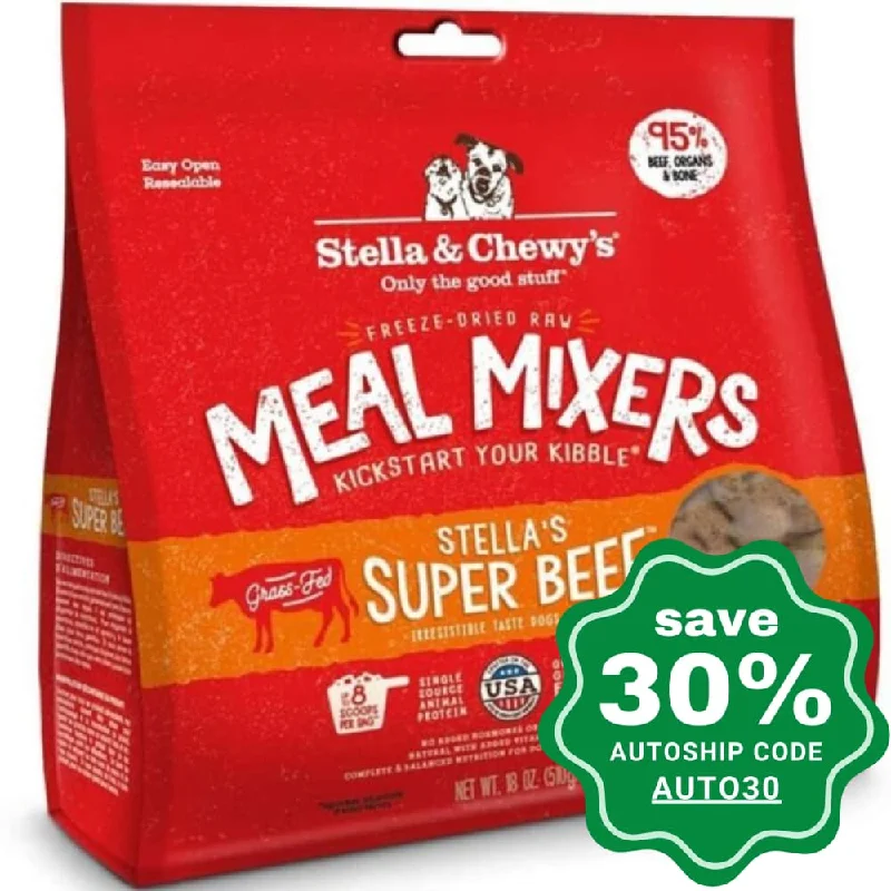 pet-safe scented litter-Stella & Chewy's - Freeze Dried Stella's Super Beef Meal Mixers For Dogs - 8OZ