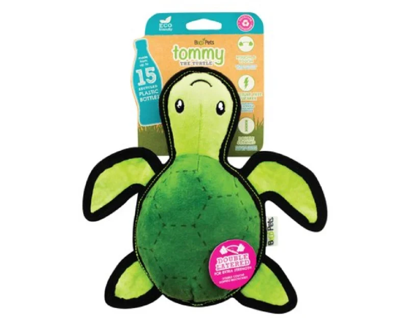 fish tank algae remover-Beco Pets Recycled Plastic Rough and Tough Turtle Eco Dog Toy