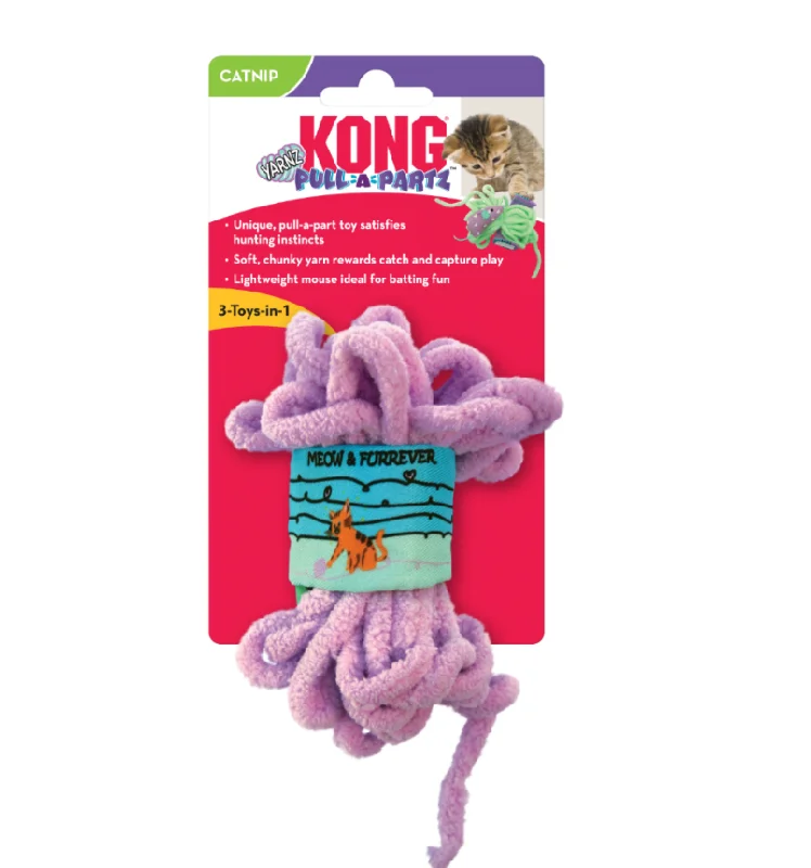 travel-friendly cat calming spray-Kong Pull-A-Partz Yarnz