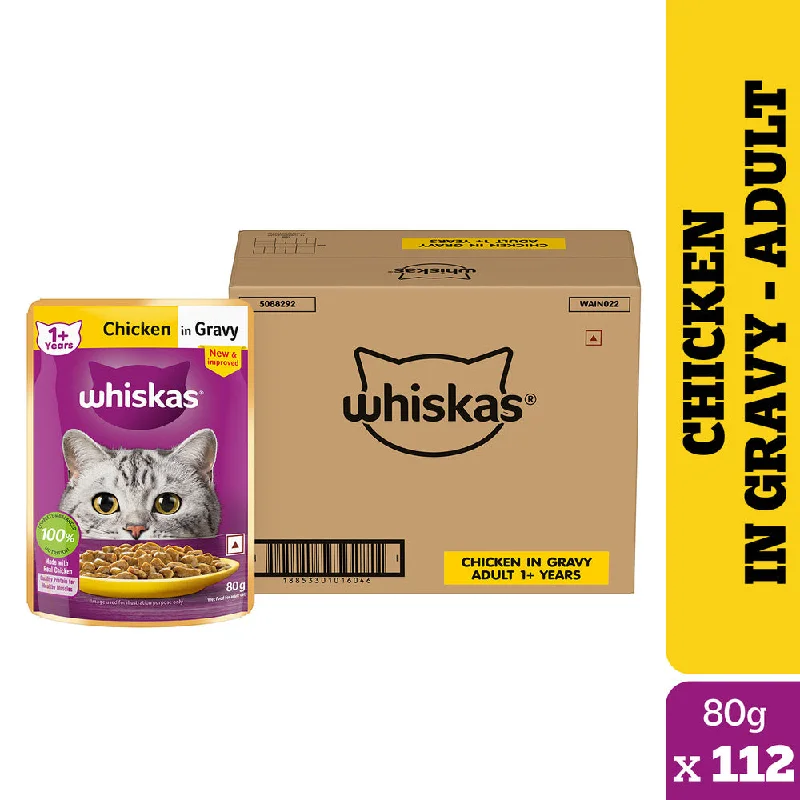 interactive rabbit toy-Whiskas Chicken in Gravy Adult Cat Wet Food