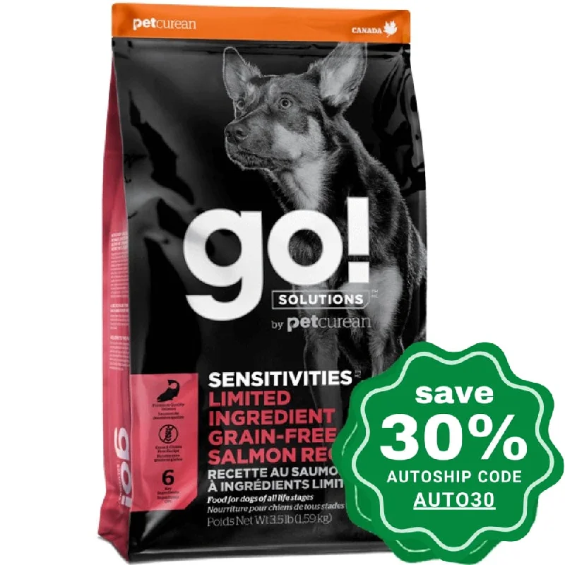 portable water bowl for pets-GO! SOLUTIONS - SENSITIVITIES Dry Food for Dog - Limited Ingredient Grain Free Salmon Recipe - 22LB