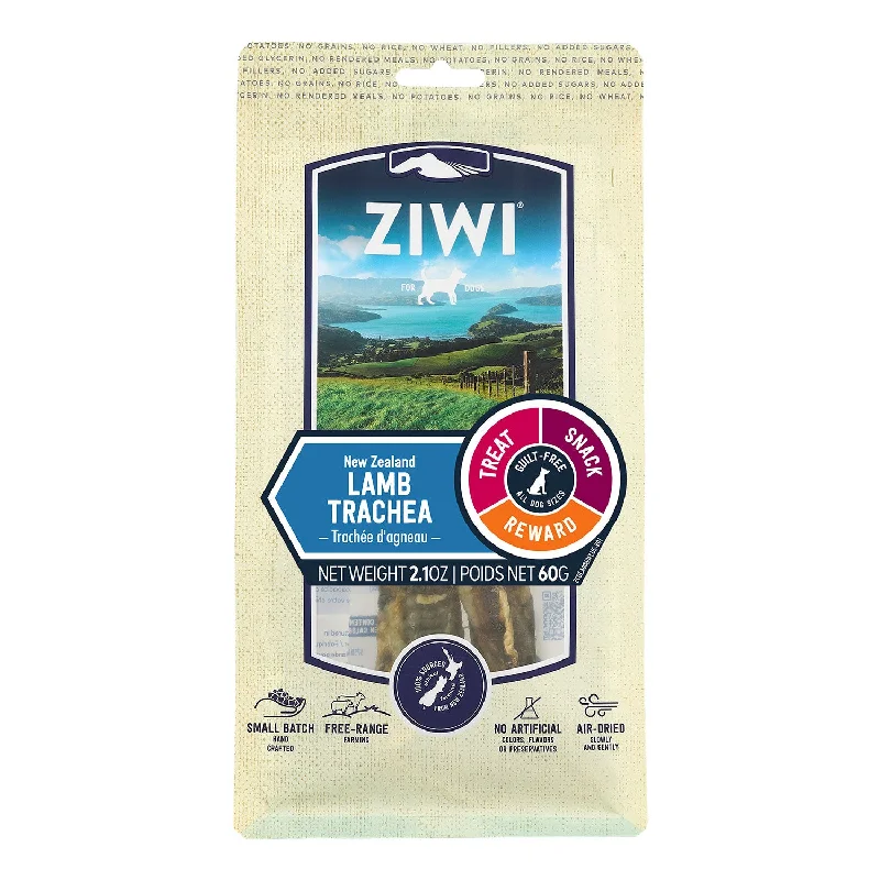 vet-approved cat ear cleaning wipes-ZIWI Peak Oral Health Treats Lamb Trachea Dog Treat