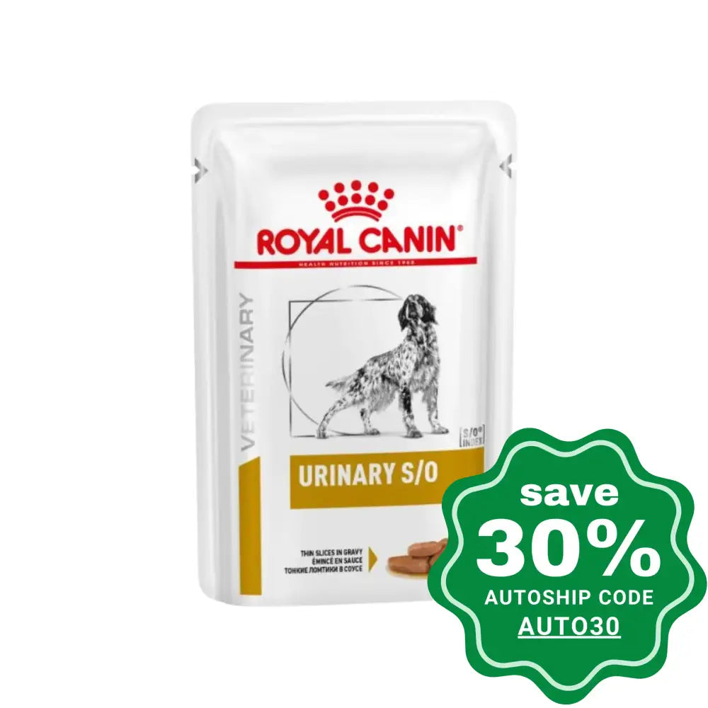 stackable pet food container-Royal Canin - Veterinary Diet Urinary Pouches for Dogs - 100G (min. 12 Pouches)