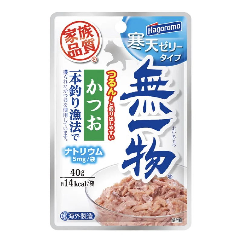 weatherproof dog playhouse-Hagoromo Muichimotsu Pole & Line Katsuo with Agar Pouch Cat Food 40g x 12