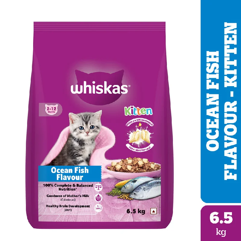 safe herbal flea spray for pets-Whiskas Ocean Fish Kitten Cat Dry Food