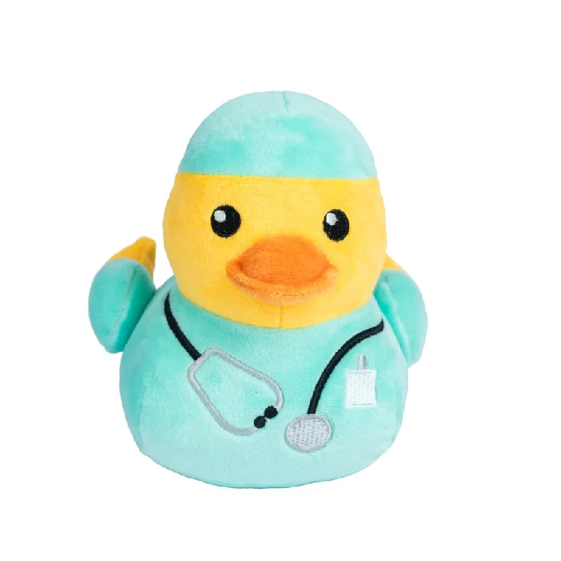 chew-resistant puppy blanket-Fuzzyard Plush Dog Toy Ducktor