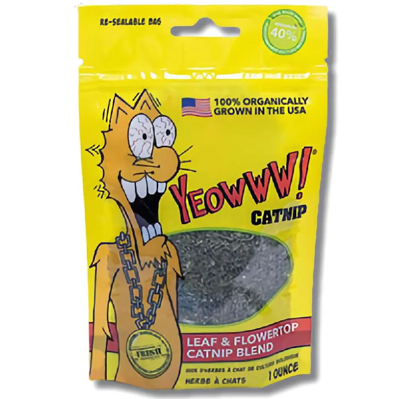 pet-safe herbal tick repellent-Yeowww! Catnip For Cats 1oz