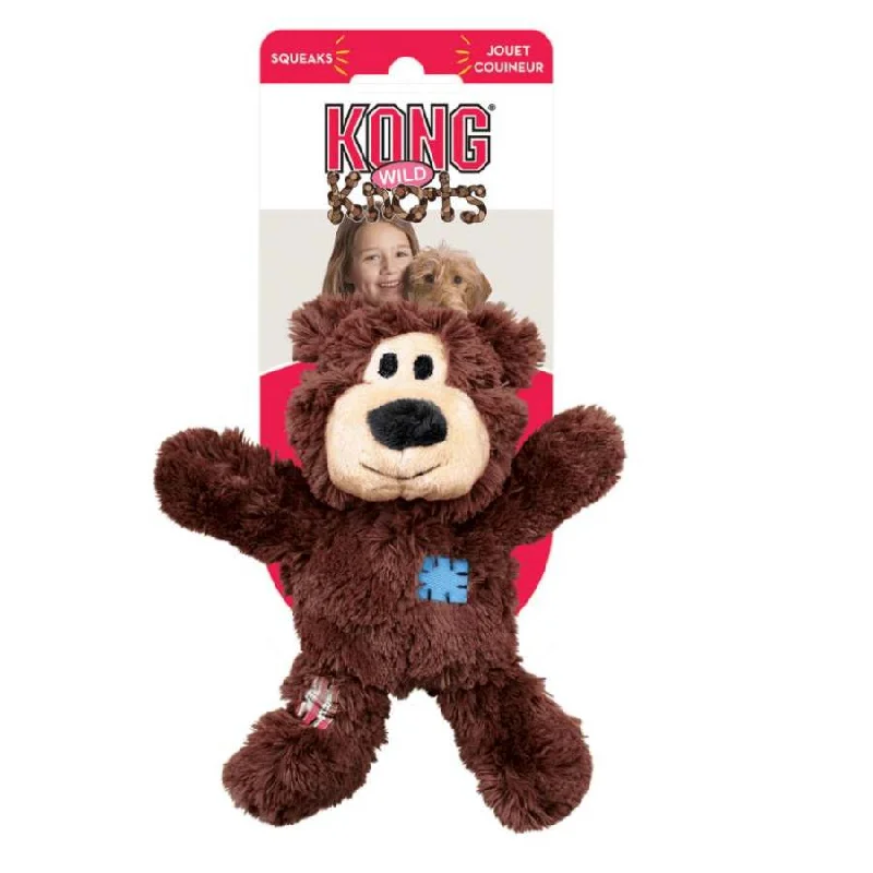 eco-friendly dog chew toy-Kong Wild Knot Bear