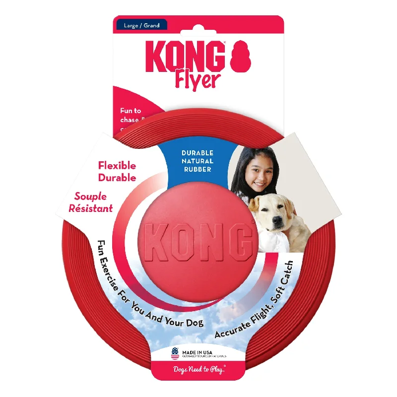 orthopedic puppy mattress-KONG Flyer Large Red