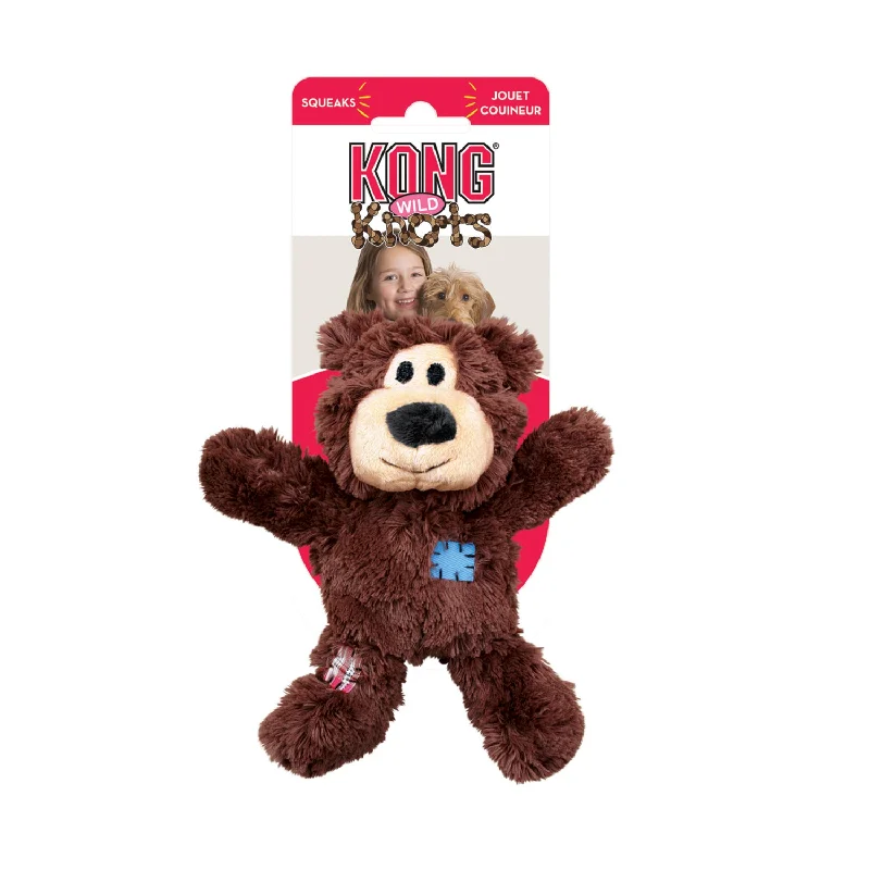 soft fleece pet blanket-KONG Wild Knots Bear