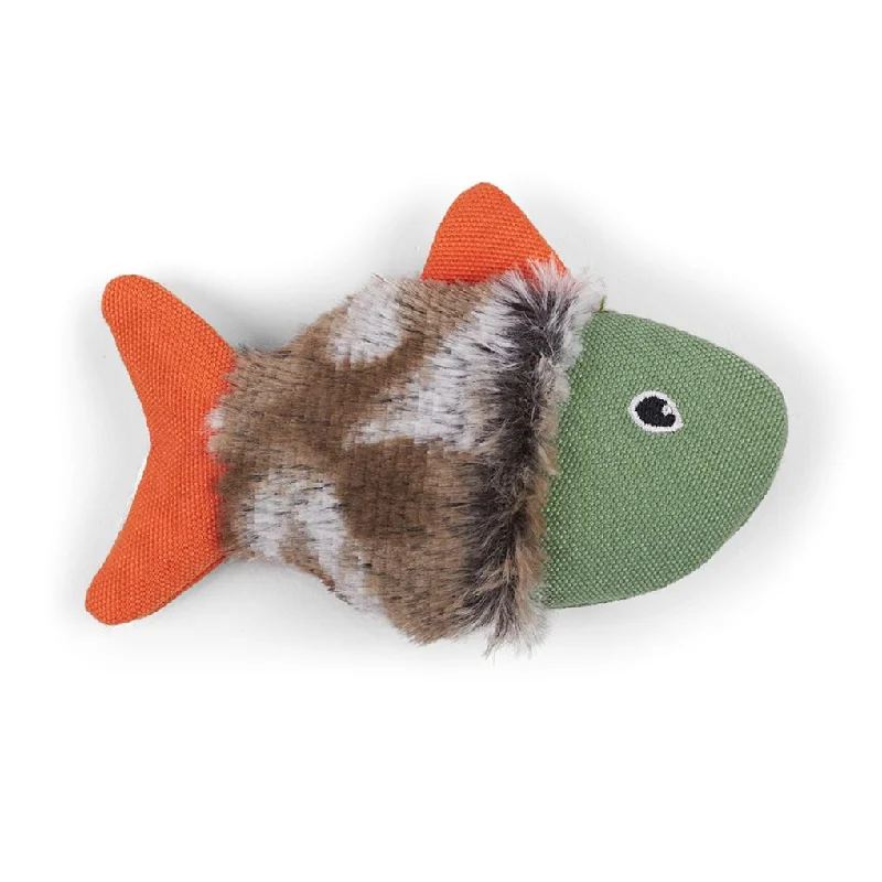 spill-proof dog food mat-Kazoo Squishy Fish Cat Toy