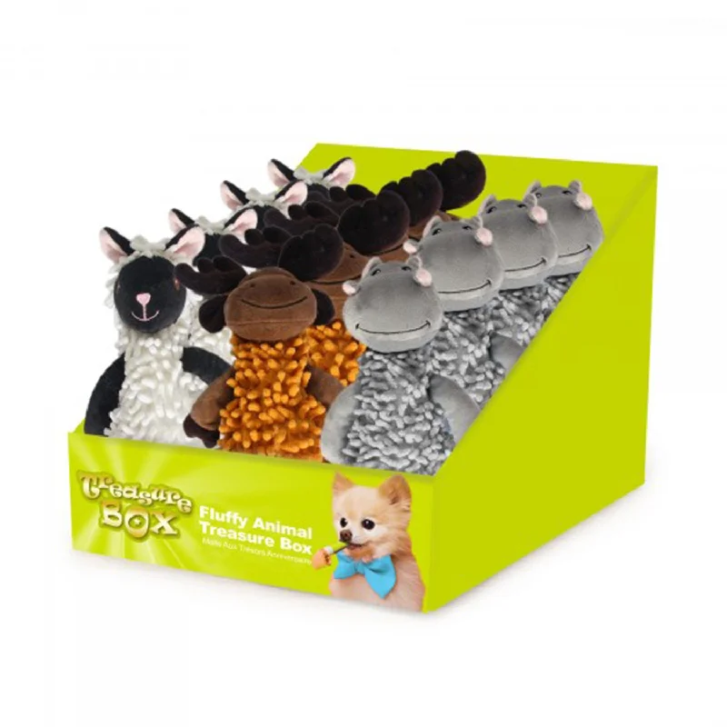 travel-sized pet grooming set-AFP Treasure Box Fluffy Forest Buddy Dog Toy - Assorted Single Toy