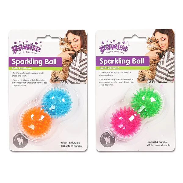 interactive treat-dispensing toy-Sparkling Ball 4.5cm 2pk