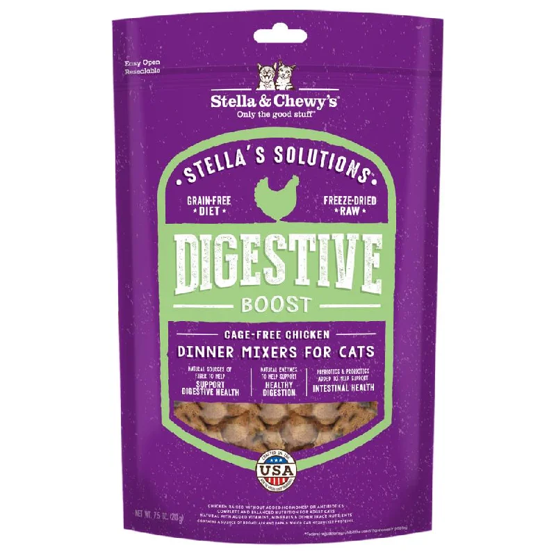 waterproof hamster exercise ball-Stella & Chewy’s Stella's Solutions Digestive Boost Chicken Freeze-Dried Cat Food 7.5oz (Exp13Jun25)